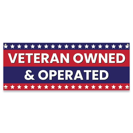 Signmission Veteran Owned & Operated Banner Concession Stand Food Truck Single Sided B-30175